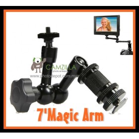 Camzilla 7" Articulating Magic Arm Hot shoe Mount Rig Holder 